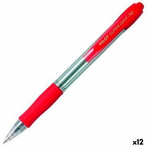 Penna Pilot Supergrip Rosso Sfera 0,4 mm 12 Unità