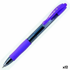 Penna gel Pilot G-2 Violetta 0,7 mm (12 Unità)