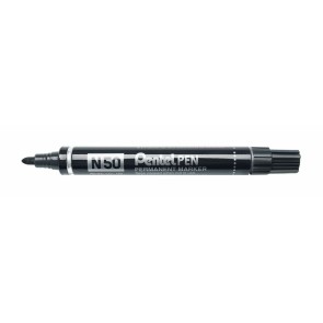 Marcatore permanente Pentel N50-BE Nero 12 Unità