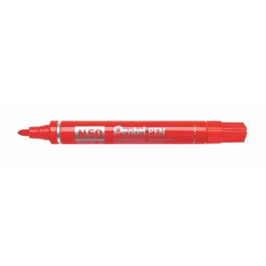 Marcatore permanente Pentel N50-BE Rosso 12 Unità