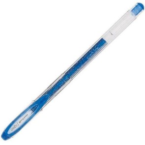 Penna a inchiostro liquido Uni-Ball Sparkling UM-120SP Azzurro 0,5 mm (12 Unità)