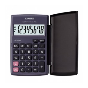 Calcolatrice Casio LC-401LV-BK Nero Resina (10 x 6 cm)