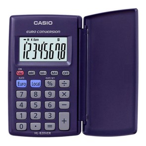 Calcolatrice Casio Tascabile (10 x 62,5 x 104 mm)