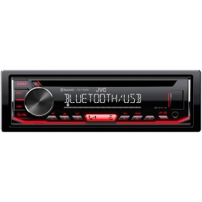 Radio CD per Auto Kenwood KD-T702BT Nero Rosso