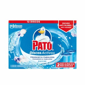 Deodorante per toilette Pato Discos Activos Ricambio Marino 2 Unità Disinfettante