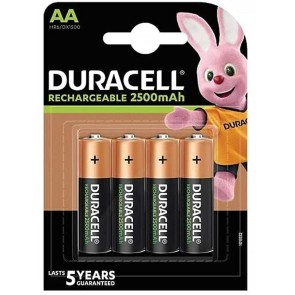Batterie Ricaricabili DURACELL DURDLLR6P4B AA 1,2 V (4 Unità)