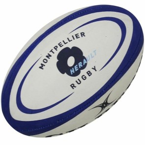 Pallone da Rugby Gilbert REPLICA - Montpellier  5 Multicolore