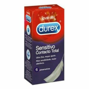Preservativi Durex Sensitivo Contacto Total 6 Pezzi 1 Pezzi