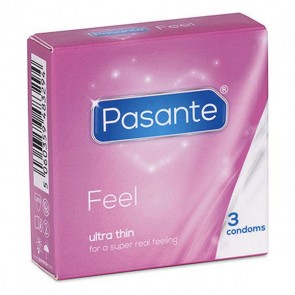 Preservativi Pasante Feel 18 cm (3 pcs)