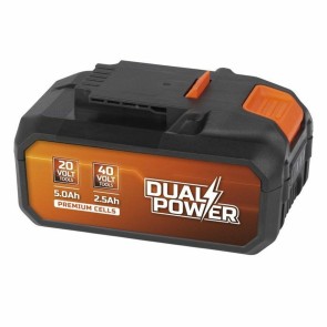 Batteria ricaricabile al litio Powerplus Dual Power Powdp9037 20 V 2,5 Ah 5 Ah Litio Ion 40 V