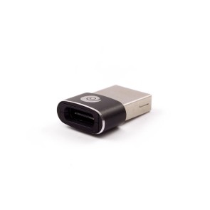 Cavo USB A con USB C CoolBox COO-ADAPCUC2A Nero