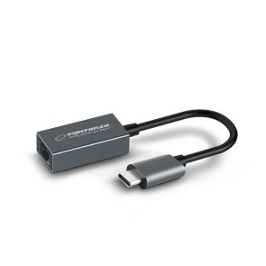 Adattatore USB-C con Ethernet Esperanza ENA102
