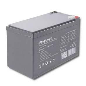 Batteria per Gruppo di Continuità UPS Qoltec 53049 12 Ah 12 V