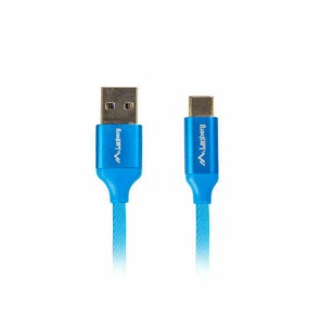 Cavo USB A con USB C Lanberg CA-USBO-22CU-0005-BL Azzurro Quick Charge 3.0 50 cm