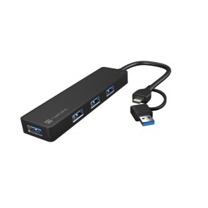 Hub USB Natec NHU-2023 Nero