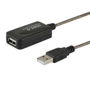 Cavo Prolunga USB Savio CL-76 Bianco Nero 5 m