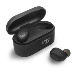 Auricolari in Ear Bluetooth Savio TWS-04 Nero Grafite