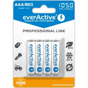 Batterie Ricaricabili EverActive EVHRL03-1050 1,2 V AAA