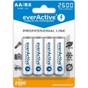 Batterie Ricaricabili EverActive EVHRL6-2600 2500 mAh 1,2 V