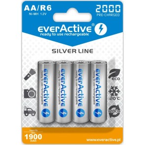 Batterie Ricaricabili EverActive EVHRL6-2000 AA LR6 1,2 V 3.7 V