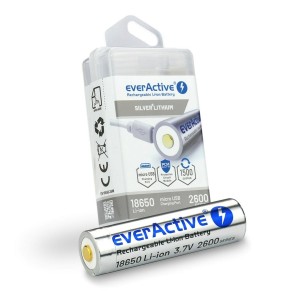 Batterie Ricaricabili EverActive EV18650-26M 3,7 V