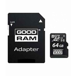 Scheda Di Memoria Micro SD con Adattatore GoodRam A0025034 Classe 10 UHS-I 100 Mb/s