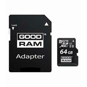 Scheda Di Memoria Micro SD con Adattatore GoodRam M1AA-0640R12 Classe 10 UHS-I 100 Mb/s
