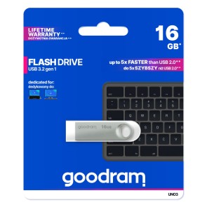 Memoria USB GoodRam FLASHDRIVE Argentato 16 GB