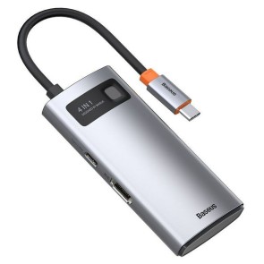 Hub USB Baseus CAHUB-CY0G Argentato