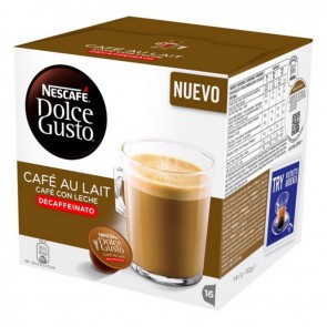 Capsule di caffè Au Lait Decaffeinated Nescafé Dolce Gusto (16 uds)
