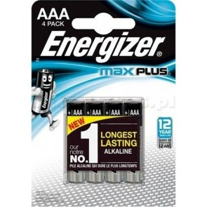Batterie Energizer Max Plus AAA 1,5 V (4 Unità)