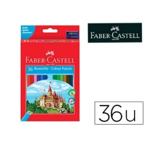 Matite colorate Faber-Castell Castle Multicolore 36 Pezzi