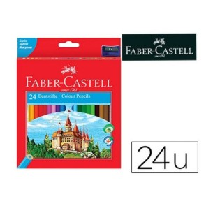 Matite colorate Faber-Castell 120124 Multicolore 24 Pezzi (24 Pezzi)