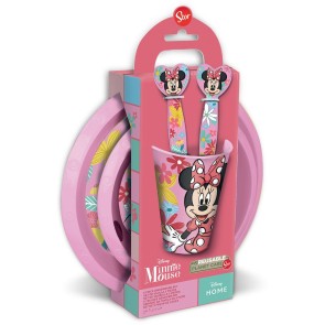 Set di Accessori per Bambini Minnie Mouse Rosa 5 Pezzi
