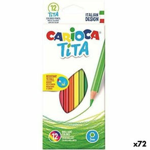 Set di Matite Carioca Tita Multicolore 12 Pezzi Resina (72 Unità)