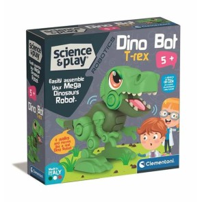 Set di Costruzioni Clementoni Dino Bot T-Rex 20 x 20 x 6 cm