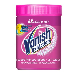 Elimina macchie Vanish Oxi Action 4X Pink Tessile (450 g)