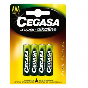 Batterie Alcaline LR03 Cegasa AAA 1,5V (4 uds)