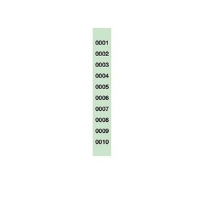 Strisce Numeriche per Lotterie Apli 1-1000 30 x 210 mm (10 Unità)