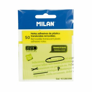 Note Adesive Milan 411261050 Fluoro 76 x 76 mm Trasparente