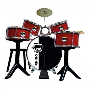 Batteria Musicale Reig Rhino Drums Red (75 x 68 x 54 cm)