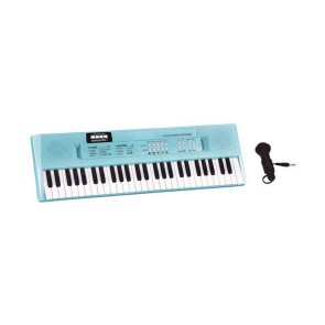 Pianoforte Educativo Apprendimento Reig Microfono Azzurro