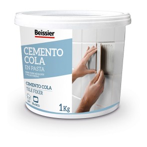 Cemento Beissier 70165-002 Bianco 1 kg