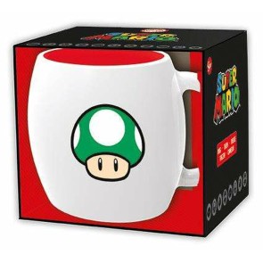 Tazza con Scatola Super Mario 1-UP Ceramica 360 ml Nero