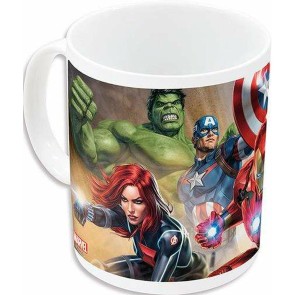 Tazza Mug The Avengers Infinity Bianco Ceramica Rosso (350 ml)