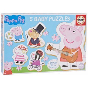 Set di 5 Puzzle   Peppa Pig Baby          