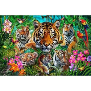 Puzzle Educa Tiger jungle 500 Pezzi