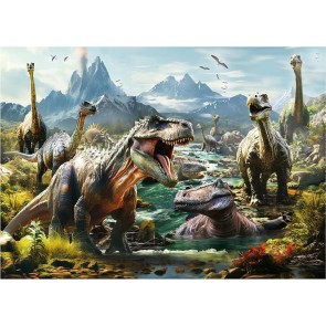 Puzzle Educa Ferocious dinosaurs 1000 Pezzi