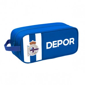 Scarpiera da Viaggio R. C. Deportivo de La Coruña Azzurro Bianco Poliestere