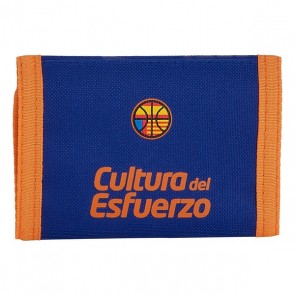Portafogli Valencia Basket Azzurro Arancio